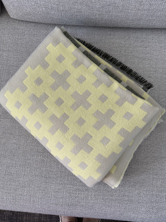 Image 1 of Hay 9, Plaid in Lemon/Gray