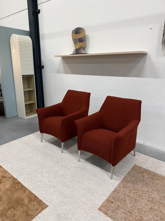 2 Poltrone Leolux Mayuro Tessuto Rosso – Other (photo 3 of 11)