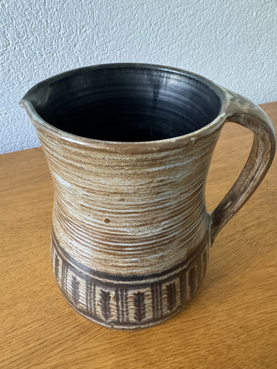 Image 1 of Keramische schenkkan Guy Roland Marcy jaren 60