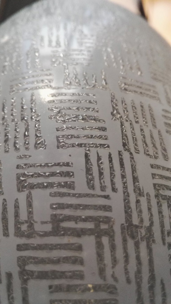 Image 1 of Lunel Pendant Light Frosted Glass Lantern Mid Century French Ceiling Lamp Style Vintage Geometric Lighting