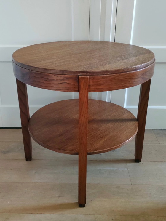 Image 1 of Grande table basse Art Déco, style École d'Amsterdam, années 1930