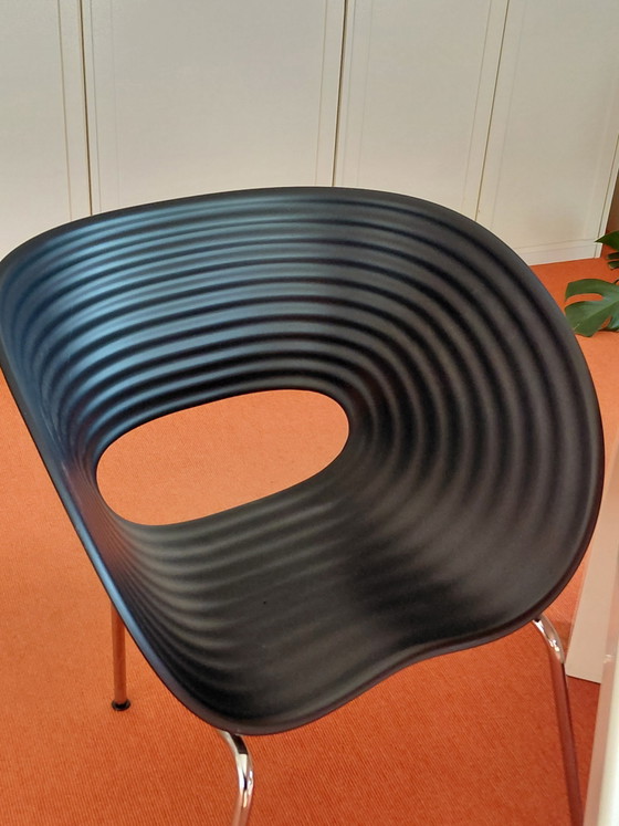 3x Vitra Ramen DX – Eetkamerstoelen, Metal, Plastic (photo 4 of 5)