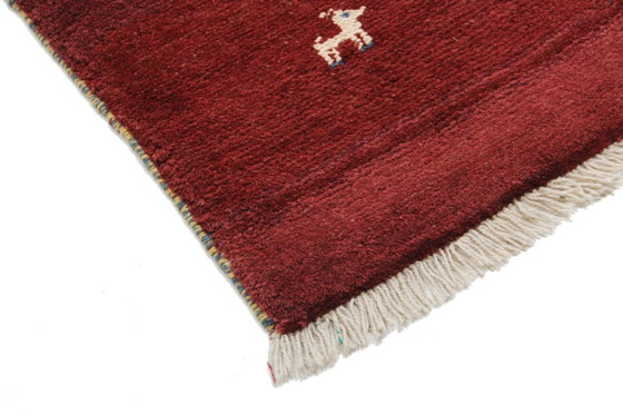 Image 1 of Original Persian carpet Gabbeh Ghashghai Oriental carpet 265 cm x 128 cm Old Natural