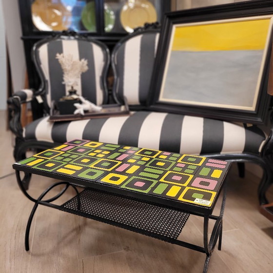 Image 1 of Salontafel, Vallauris keramiek, gesigneerd Roger Capron, jaren 60 – Frankrijk