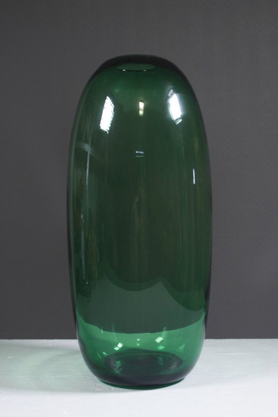 Maria Vinka & Ikea - Large ogive glass vase 39 cm Stockholm series 1999 (photo 3 of 9)
