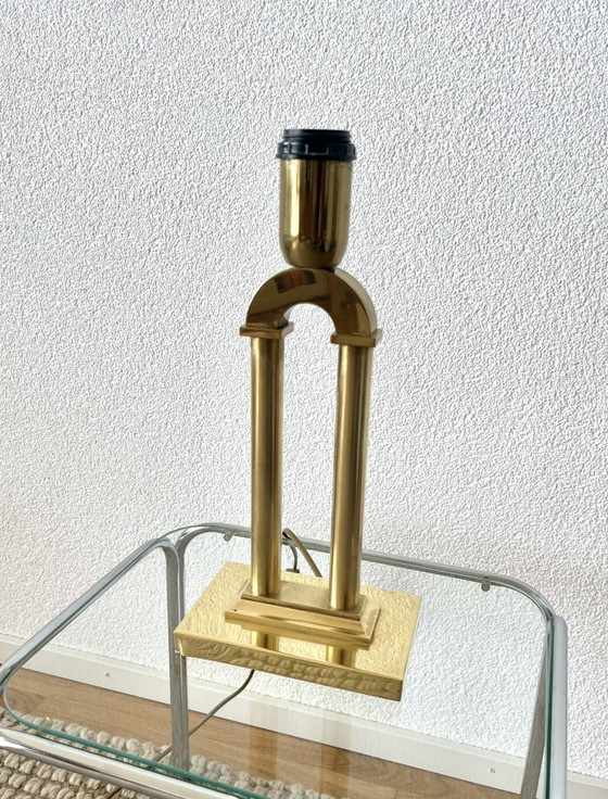 Image 1 of Vintage Brass Table Lamp – Hollywood Regency Style