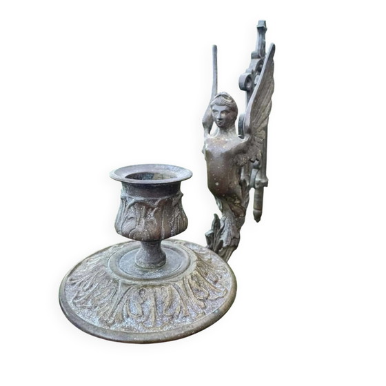 Applique murale bronze chimère 19ème siècle période Art Nouveau – Appliques murales (photo 2 of 12)