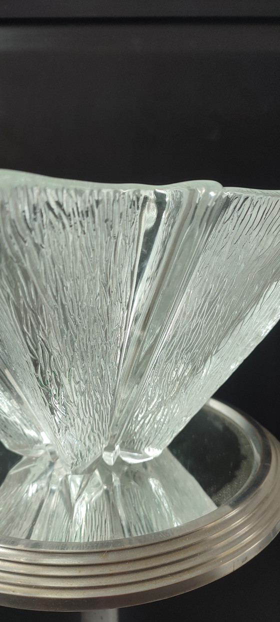 Image 1 of Grote vintage XXL kom van Walther Glas