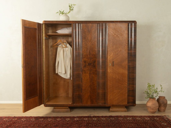 Art Deco kledingkast – Blanco-Vertrieb Otto Dengel, Kledingkasten, Wood, Mid Century Modern (photo 15 of 21)