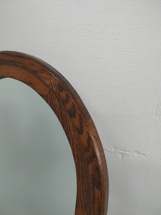 Image 1 of (1m) Hoge vintage jaren 60 wandspiegel (Scandinavische stijl)