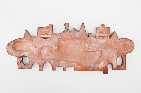 Image 1 of Ceramic Wall Plaquette by the Belgian Artist Elisabeth Vandeweghe for Amphora, 1960s