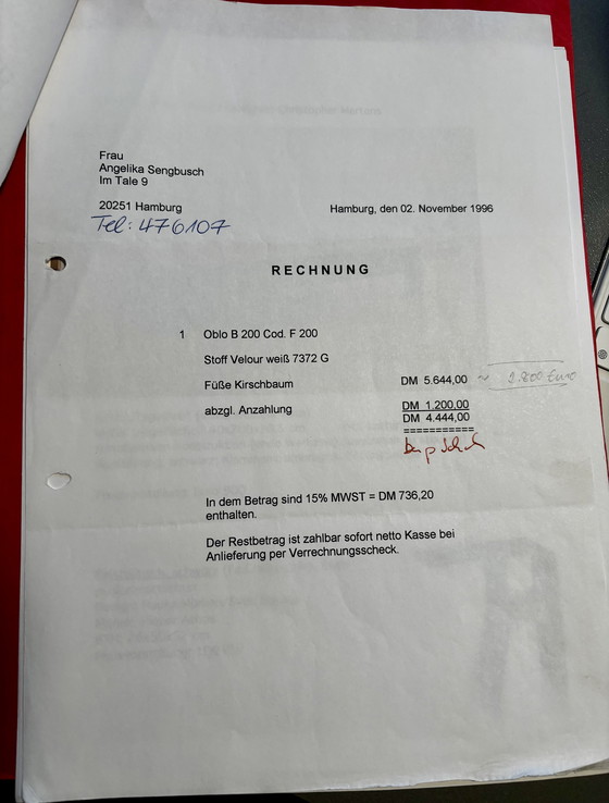 Image 1 of DEMA Sofa - Oblo, natur-weiß, abzieh+waschbar, ,LTH 174x80x68