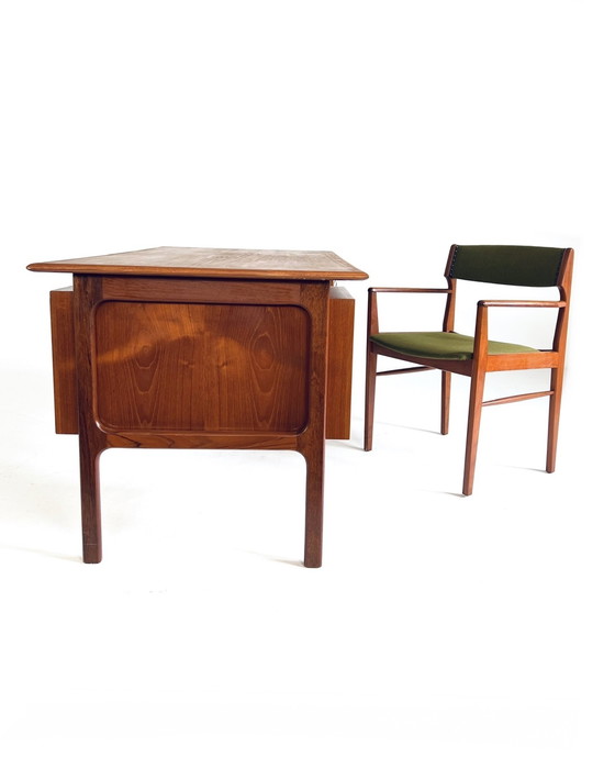Image 1 of Bureau en teck, Erik Brouer, Brouer Møbelfabrik '60