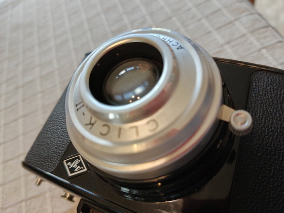 Ancien appareil photo Agfa – Photographies, Cuir, Métal (photo 6 of 11)