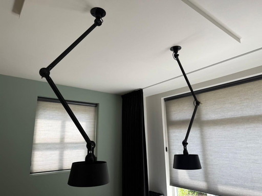 2x Tonone Bolt ceiling 2arm upperfit smokey black