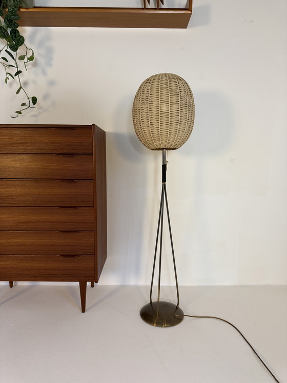 Image 1 of Vintage tripod floor lamp '60