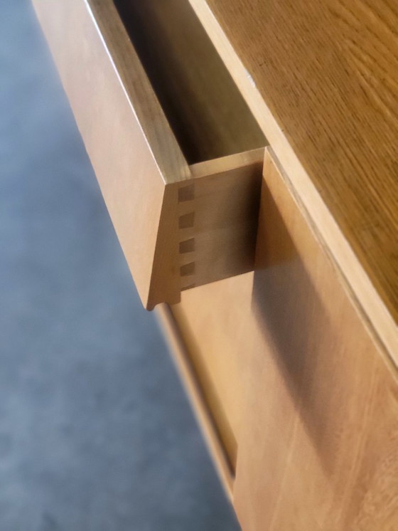 Image 1 of Sideboard in ash wood by Erich Stratmann for Idee Möbel Germany 1950