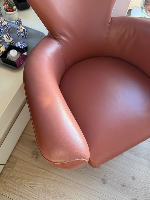 Leolux Amphora Ledersessel.