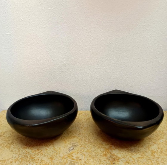 Image 1 of 2x La Chamba aardewerken kommen, Colombia