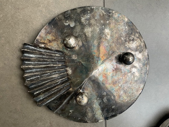 Image 1 of Wunderschöne, schwere, versilberte Designerschale