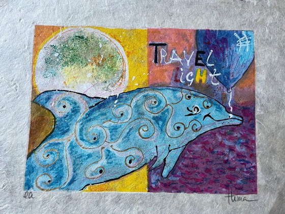 Image 1 of Sérigraphie Himajuwita Pakun - Voyage léger
