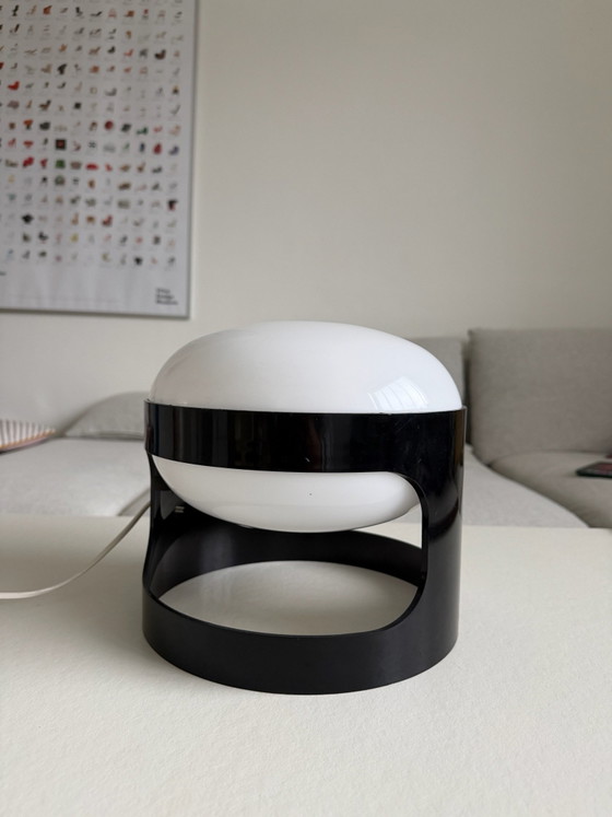 Lampe Joe Colombo KD 27, vintage Kartell, Plastique, Plexiglas, Noir (photo 9 sur 9)