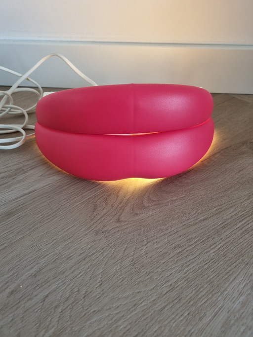 Vintage Ikea Flabb wand/tafellamp pop art V0107