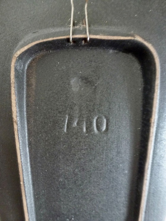 Image 1 of Vintage RUSCHA wall sign, the "Air Balloon Salesman."