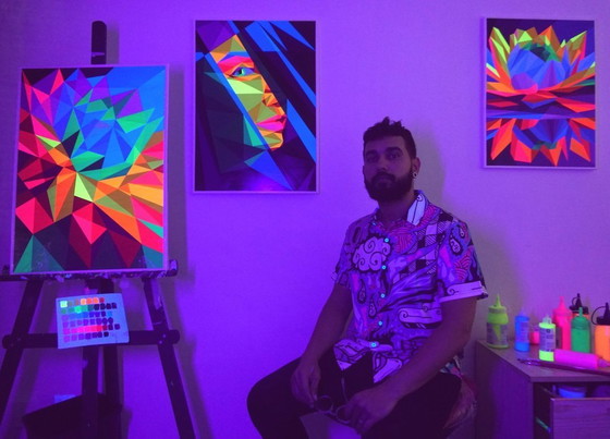 Image 1 of Adrian GONZALEZ TORRES - Generaciones - Artist's painting