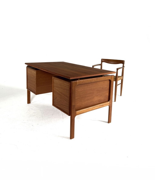 Bureau vintage en teck, Arne Vodder, GV Møbler '60