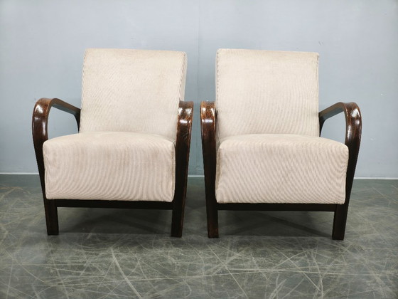 Image 1 of Par de sillones Kropáček & Kozelka para Interiér Praha, años 40