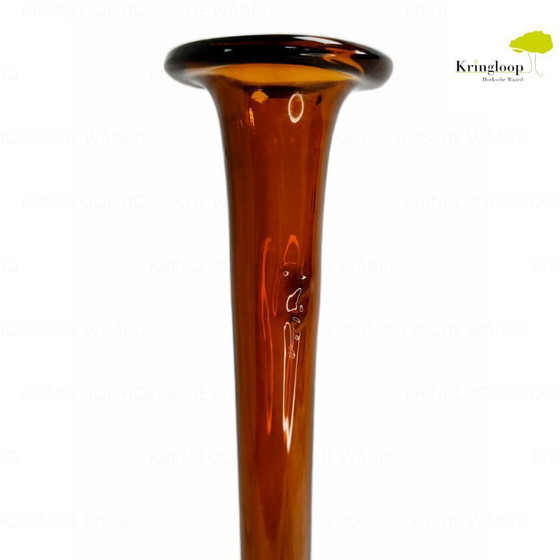 Image 1 of Glazen Vaas Bruin / Amber 