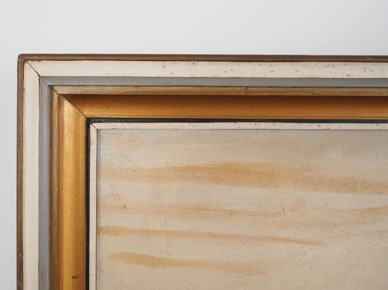 Image 1 of Peinture "The Angler's Return", design danois, années 1980, par A. Enkeshafi