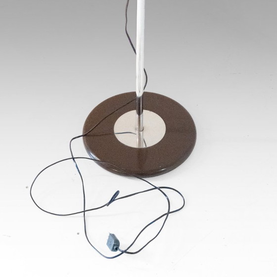 Image 1 of 1x Vintage Floor Lamp, Chromed and Metal Structure, Italy 1960s
