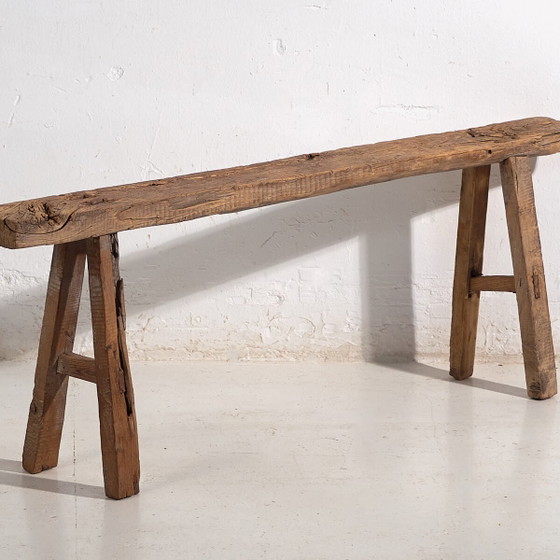Antique wabi sabi style bench (c.1870) #79 – Benches (photo 4 of 39)