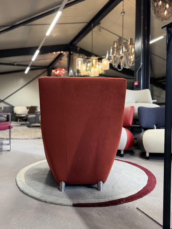 Image 1 of Modell anzeigen Leolux Dolcinea Sessel Alcantara Rot