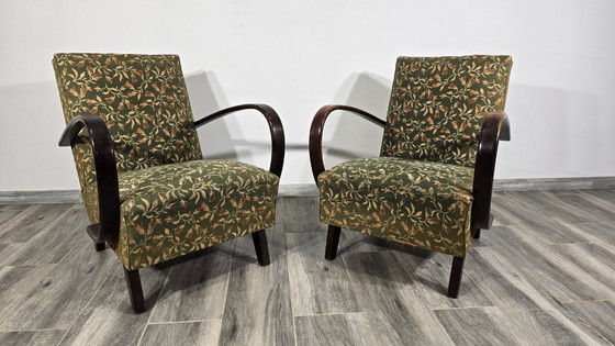 Image 1 of Set of Vintage Armchairs by Jindrich Halabala