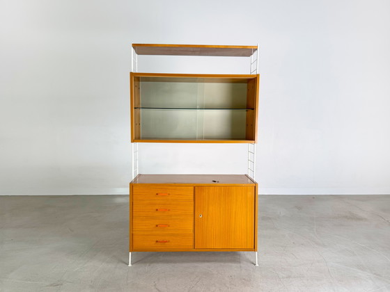 Image 1 of DDR ladder shelf Sybille Vintage wall shelf Midcentury Stralsund II