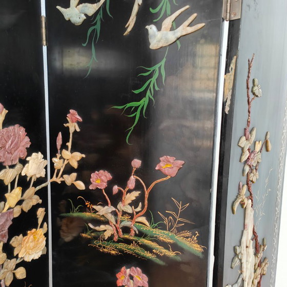 Image 1 of Paravento antico cinese, stile cineseria