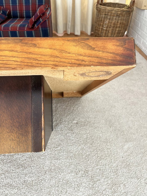Image 1 of mosaic wood coffee table