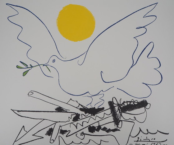 Pablo Picasso: Dove of the Future, Signed Lithograph – Lithographs & prints, Paper (photo 6 of 6)