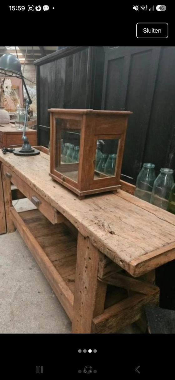 Antico Banco da Lavoro Vissuto, Isola Cucina – Tavoli da pranzo, Ferro, Legno (photo 3 of 5)