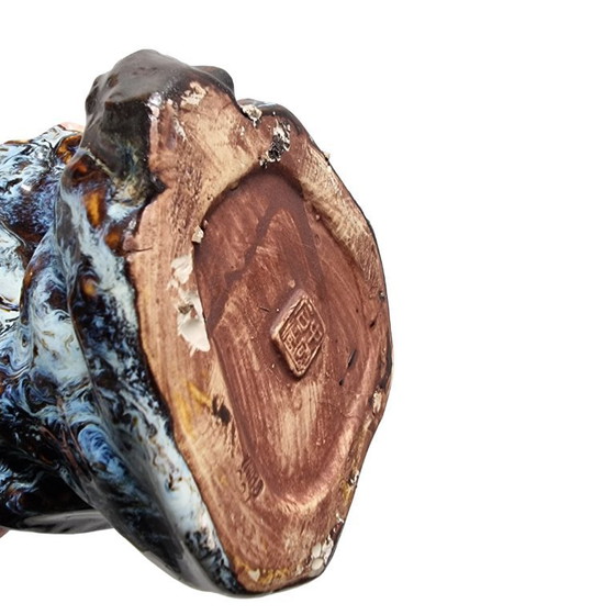 Image 1 of Vintage Shiwan vase with pheasant