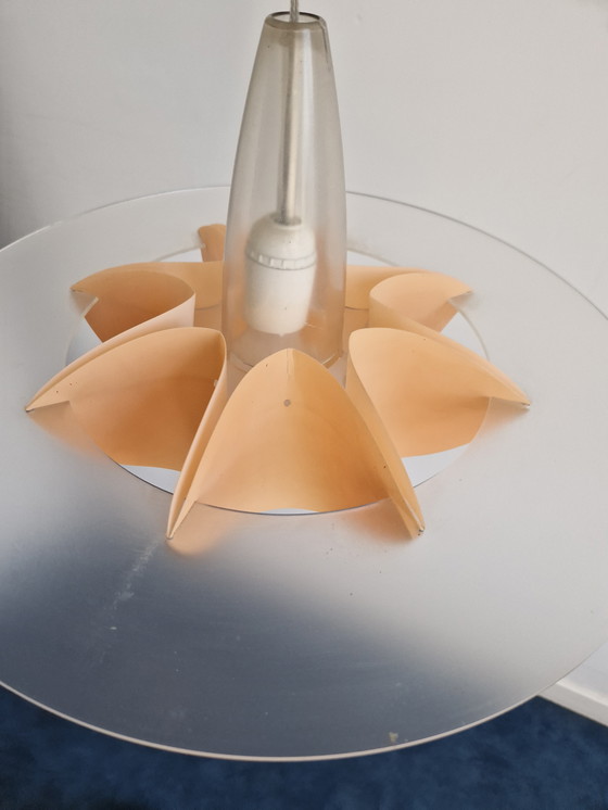 Image 1 of Lampada a sospensione vintage Luceplan - UFO design atmosferico anni '80