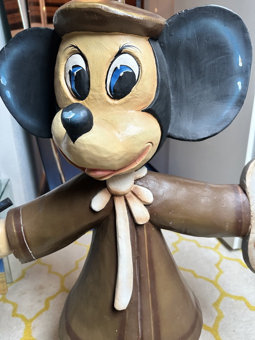 Handgeschnitzte Mickey Mouse aus den 50-igern
