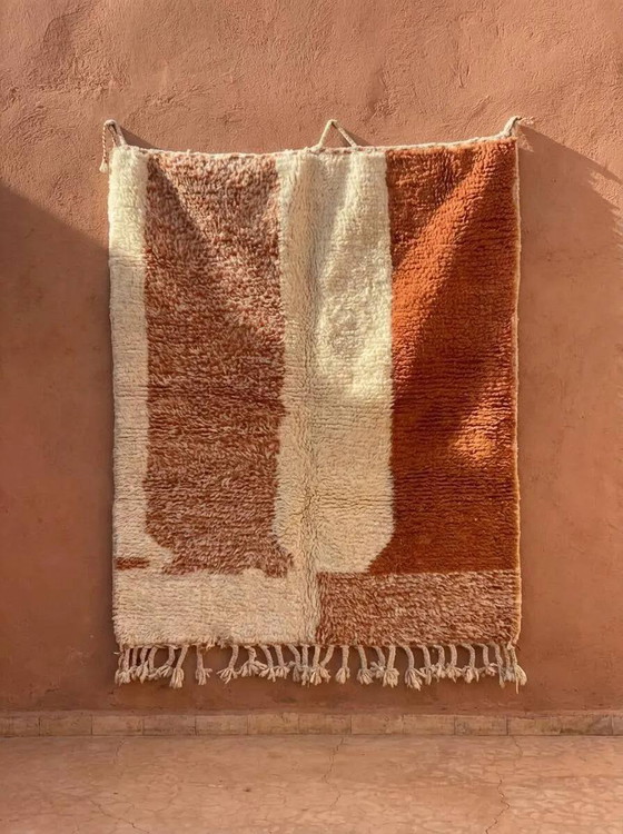 Tapis marocain traditionnel fait main 250cm x 150cm – Wool (photo 2 of 17)