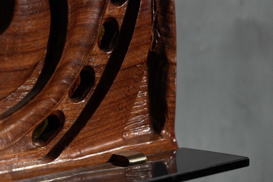 Image 1 of Carved Wooden Wall Panel by Gianni Pinna, Italy, 1970s