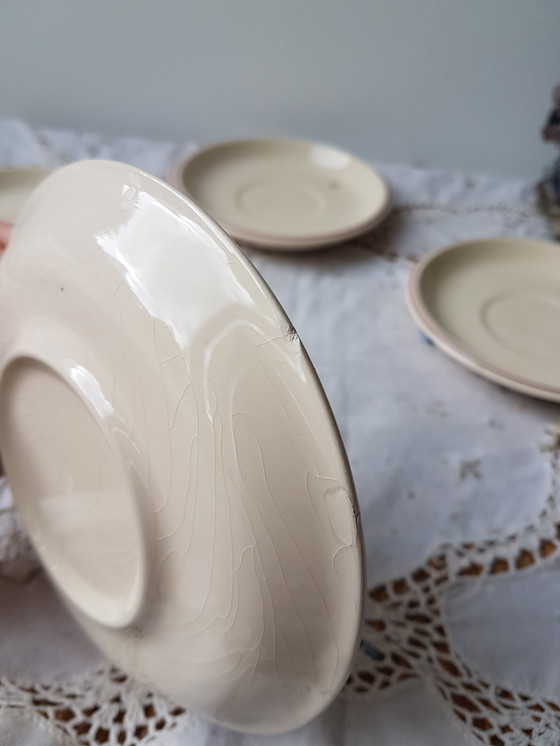 Image 1 of Vintage aardewerk 5 persoons koffie servies