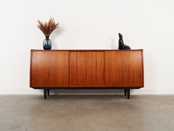 Image 1 of Credenza in teak, design danese, anni '70, manifattura: PMJ Viby J