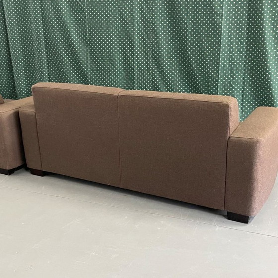 Image 1 of Bankstel bruine stof